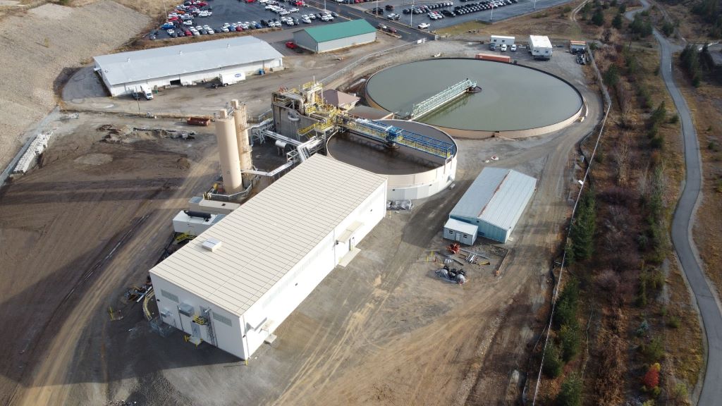 Bunker Hill Central Treatment Plant as seen from above