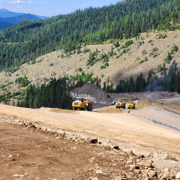Waste Consolidation Area in East Fork of Nine Mile Canyon