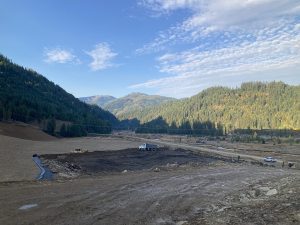 Remediation work near Canyon Creek.