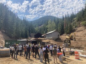 Basin Environmental Improvement Project Commission Tour visits a Bunker Hill Mining Company work site during the 2024 tour