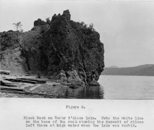 Black Rock on Coeur d'Alene Lake