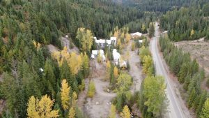 Area picture of a historic mine site.