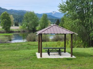 New gazebo installed at walking path